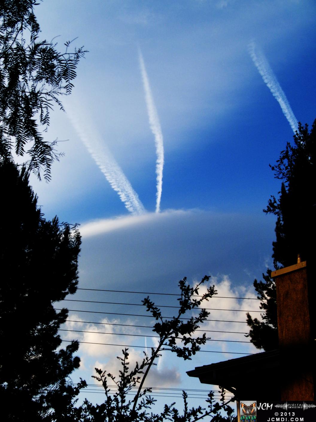 3-9-2010 Spectacular UFO lenticular Cloud and sunset stills with rainbow ice crystals